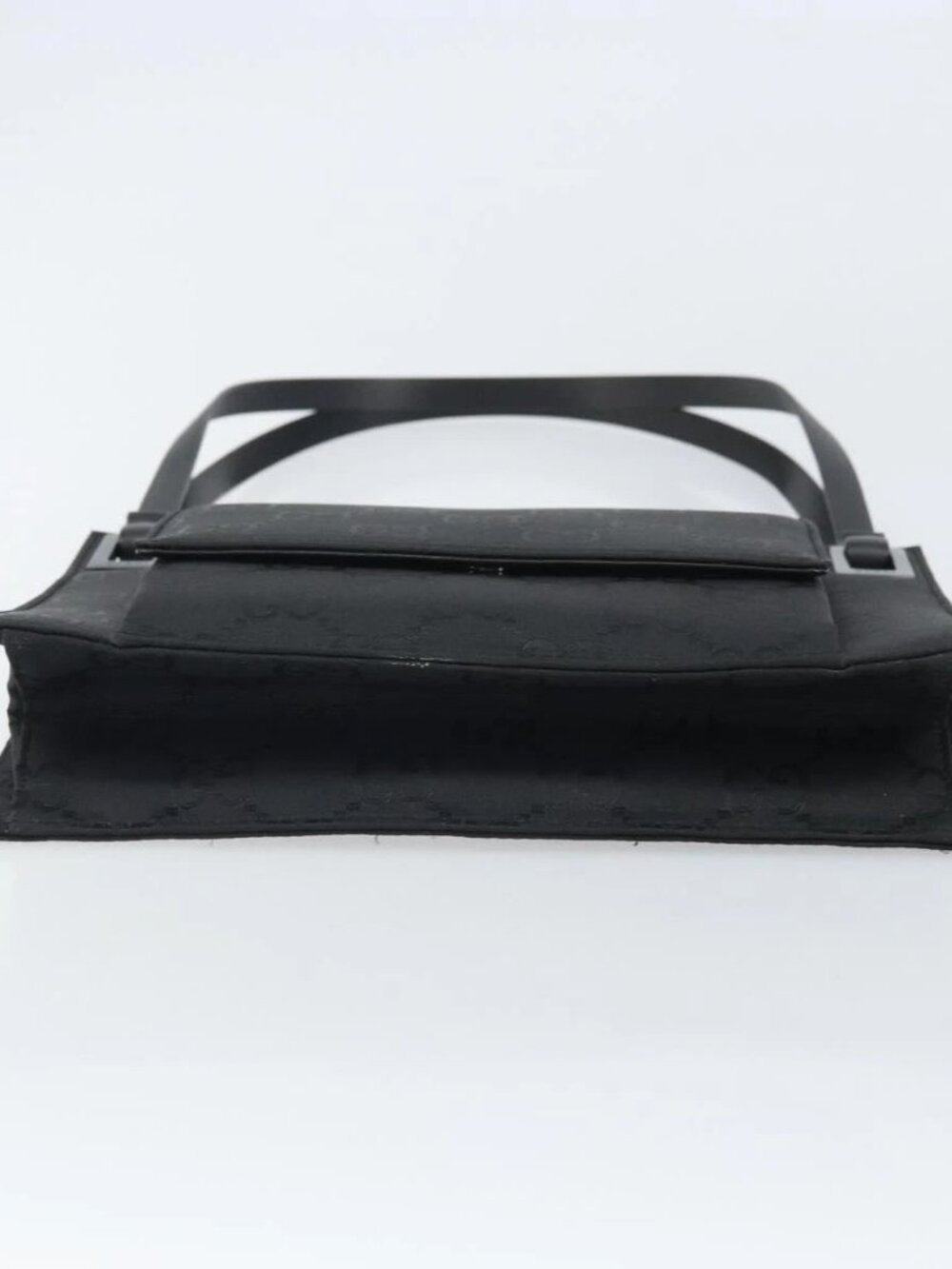 GUCCI GG Canvas Shoulder Bag Nylon Black Silver 001 3068 Auth ep12737 - Picture 7 of 16